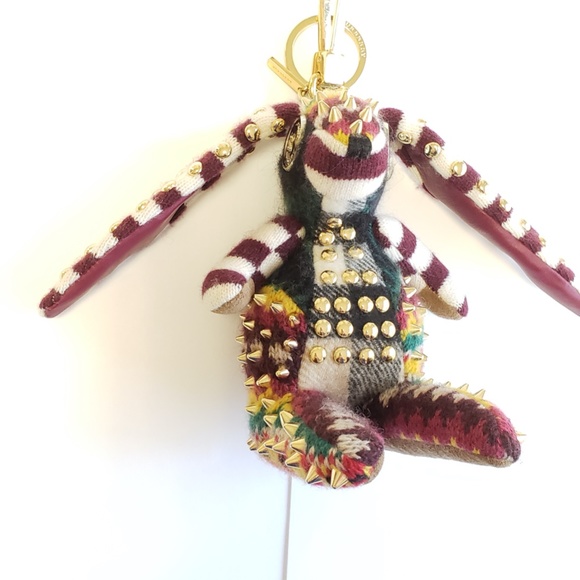 Authentic! Burberry Key Vera the Hare Ring Charm Bunny Rabbit Burberry Keychain - Picture 11 of 14